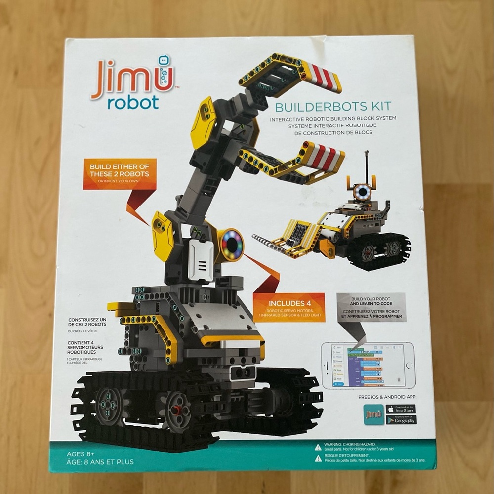 JIMU Robot BuilderBots Kit - Interactive Robotics Construction Set